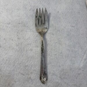 Vintage Winthrop Silver Plate Metropolitan 1939 Serving Fork